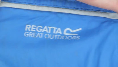 Regatta Boys Blue Waterproof Hooded Snowsuit 12-18 Months Full Zip Outdoor