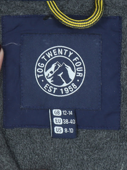 Tog Twenty Four Womens Navy Quilted Hooded Jacket Size 12-14