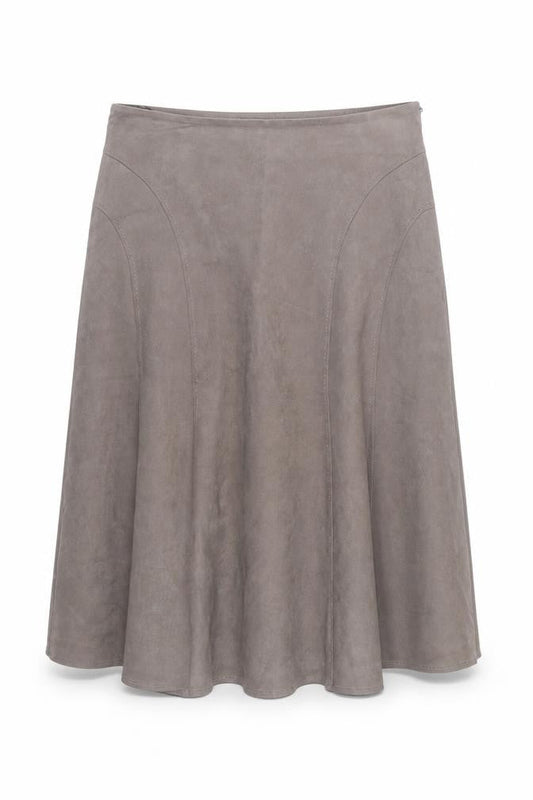BHS Women’s Brown A-Line Midi Skirt Size 14 Lined Polyester