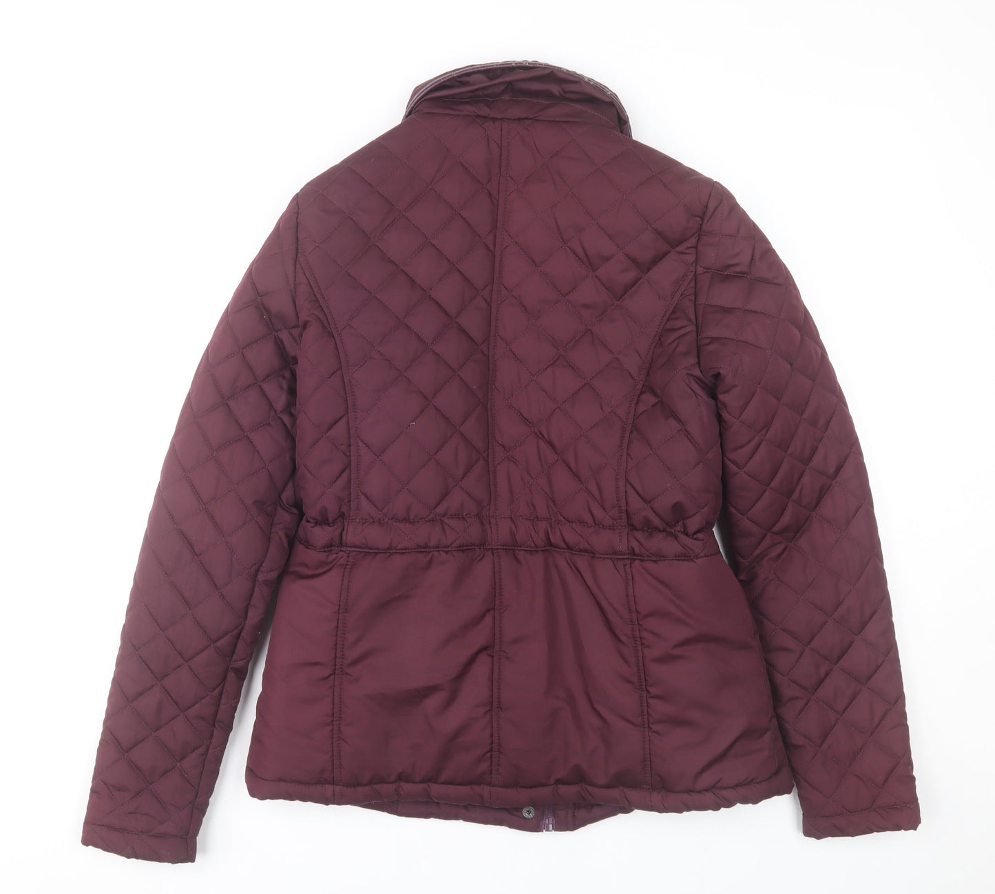 Originals Womens Purple Quilted Jacket Size 10 Lined Winter Coat