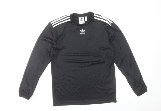 Mens UK Size S adidas Black FootballGym & TrainingRunning & Jogging T-Shirt