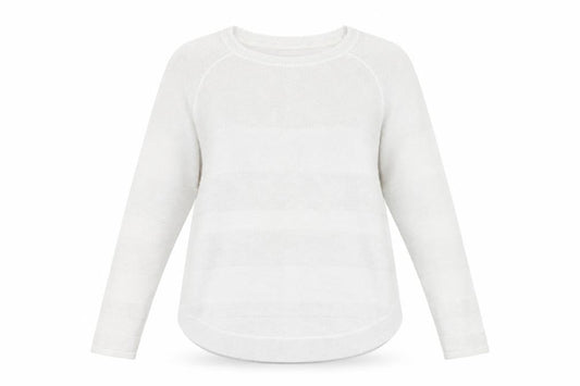 Street One Women’s White Crew Neck Knit Jumper Size 10