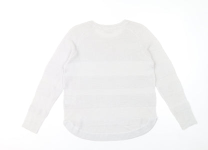 Street One Women’s White Crew Neck Knit Jumper Size 10