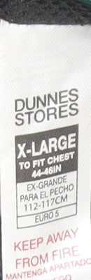 Dunnes Stores Men's Green XL Windbreaker Jacket Hooded Lightweight