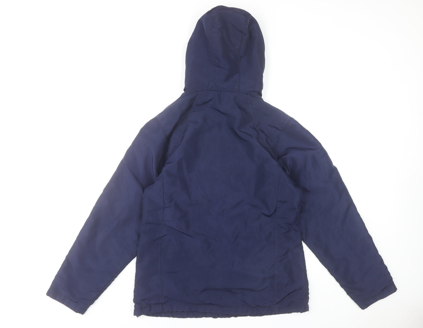 Azzurri Sport Men's Blue Hooded Windbreaker Jacket Size M