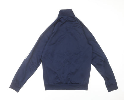 Adidas Men Blue Full Zip Track Jacket Size S Sportswear