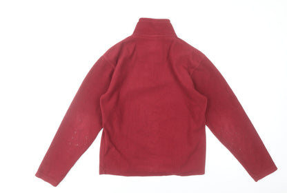 Regatta Women Red XS Fleece Pullover Sweatshirt 1/4 Zip