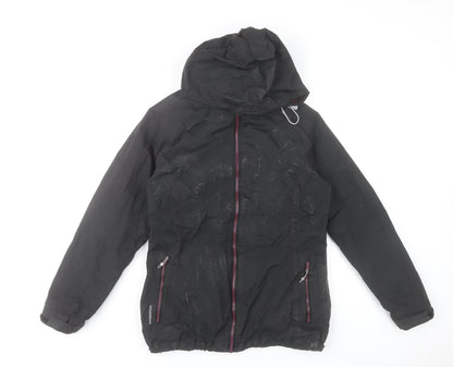 Womens UK Size 10 Regatta Black Rain Coat