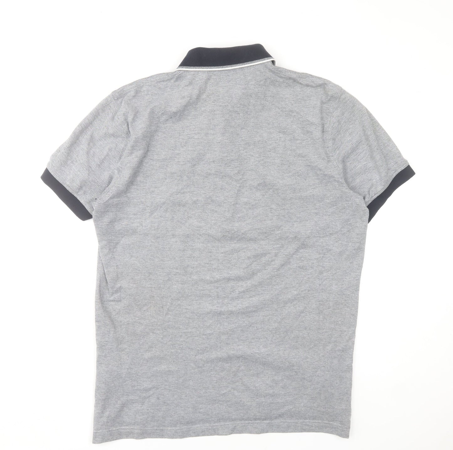 Tommy Hilfiger Men’s Grey Regular Fit Polo Shirt Size L