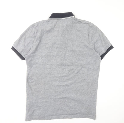 Tommy Hilfiger Men’s Grey Regular Fit Polo Shirt Size L