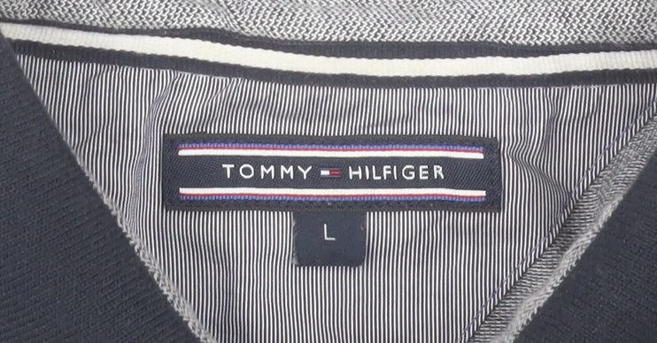 Tommy Hilfiger Men’s Grey Regular Fit Polo Shirt Size L
