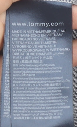 Tommy Hilfiger Men’s Grey Regular Fit Polo Shirt Size L