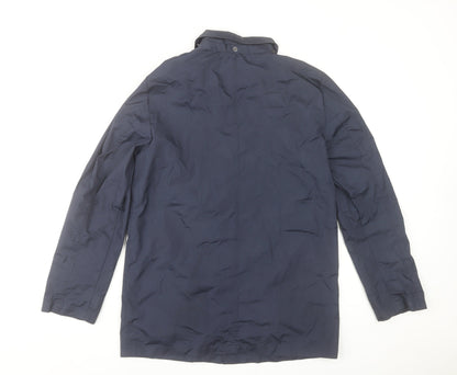 Zara Boys Blue Polyurethane Mid-Length Jacket 13-14 Years