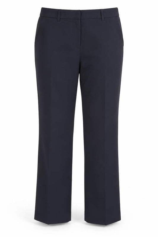 Gerry Weber Women's Black Classic Fit Straight Leg Trousers Size 16R