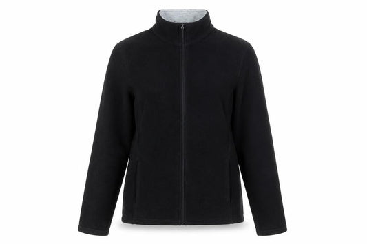 Marks and Spencer Women's Black Fleece Full Zip Jacket UK 10