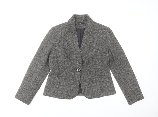 Womens UK Size 12 C.M.D Grey Basic Jacket