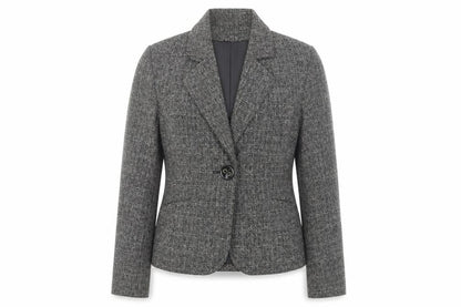 Womens UK Size 12 C.M.D Grey Basic Jacket