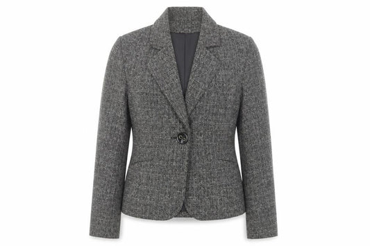 Womens UK Size 12 C.M.D Grey Basic Jacket