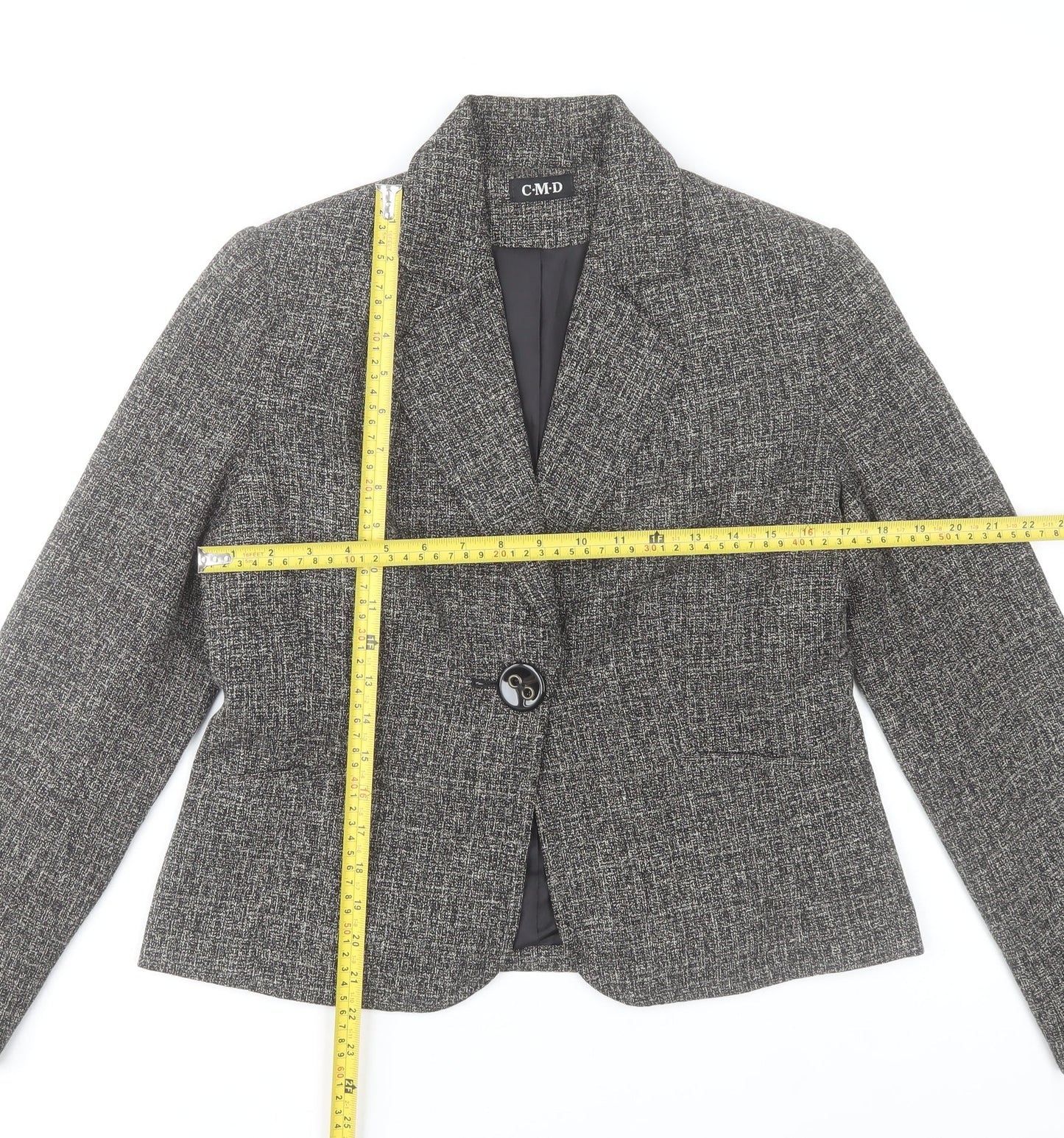 Womens UK Size 12 C.M.D Grey Basic Jacket