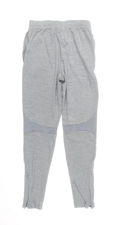 Nike Boys Grey Dri-FIT XL Jogger Trousers with Zip Pockets