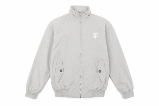 Notts County FC Men's Grey Bomber Jacket M Cotton Zip Casual