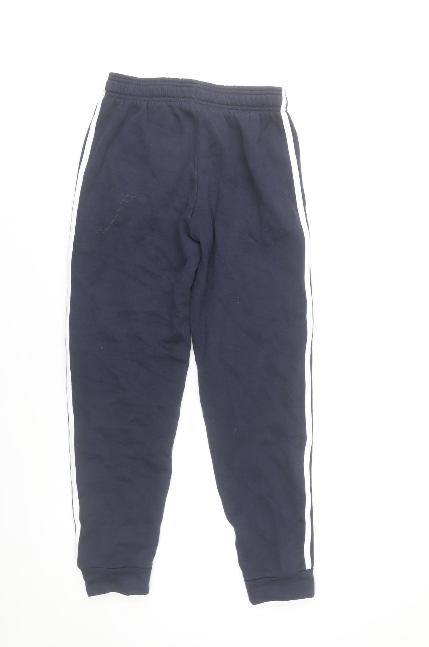 Adidas Boys Blue Jogger Trousers 11-12 Years Elastic Waist Comfortable