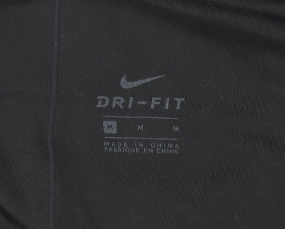 Nike Women's Black Dri-FIT Leggings Size M Slim Fit Activewear