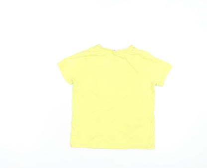 Marvel Boys Yellow Iron Man Graphic Short Sleeve T-Shirt 6-7 Years