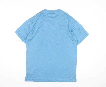 Mens UK Size M New Balance Blue Gym & Training Running & Jogging Walking T-Shirt