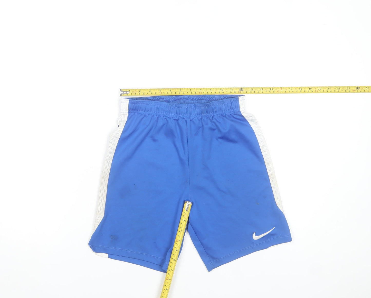 Nike Boys Blue Dri-FIT Athletic Shorts L 147-158cm Quick Dry Sportswear