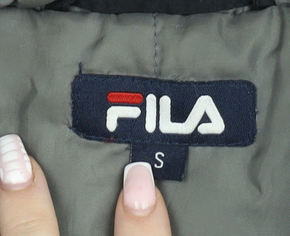 Mens UK Size S FILA Black Parka Coat
