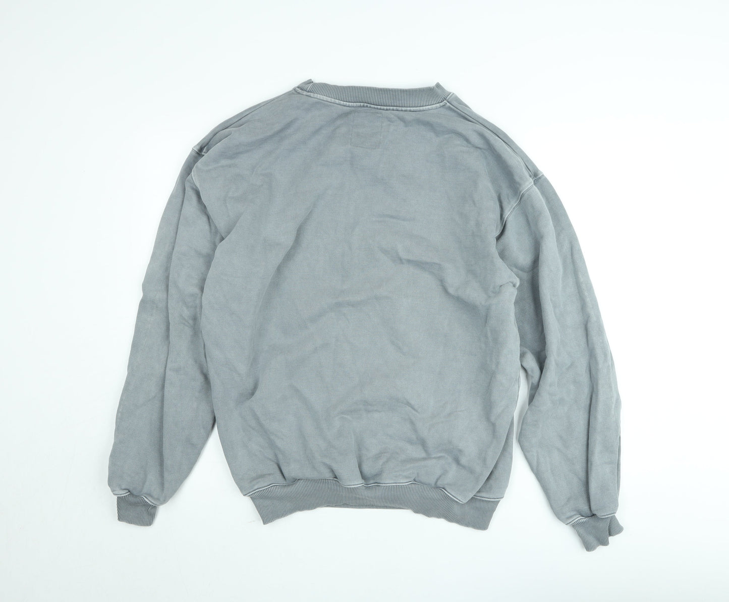 Laundry Market Men's Grey XL Crew Neck Cotton Sweatshirt