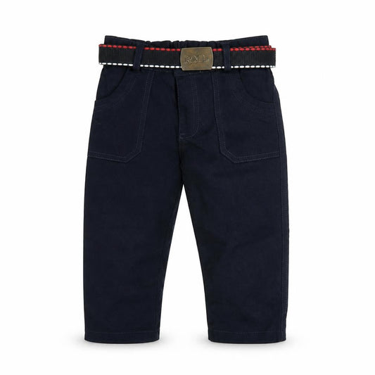 Ramada Boys Black 2 Years Chino Trousers with Belt