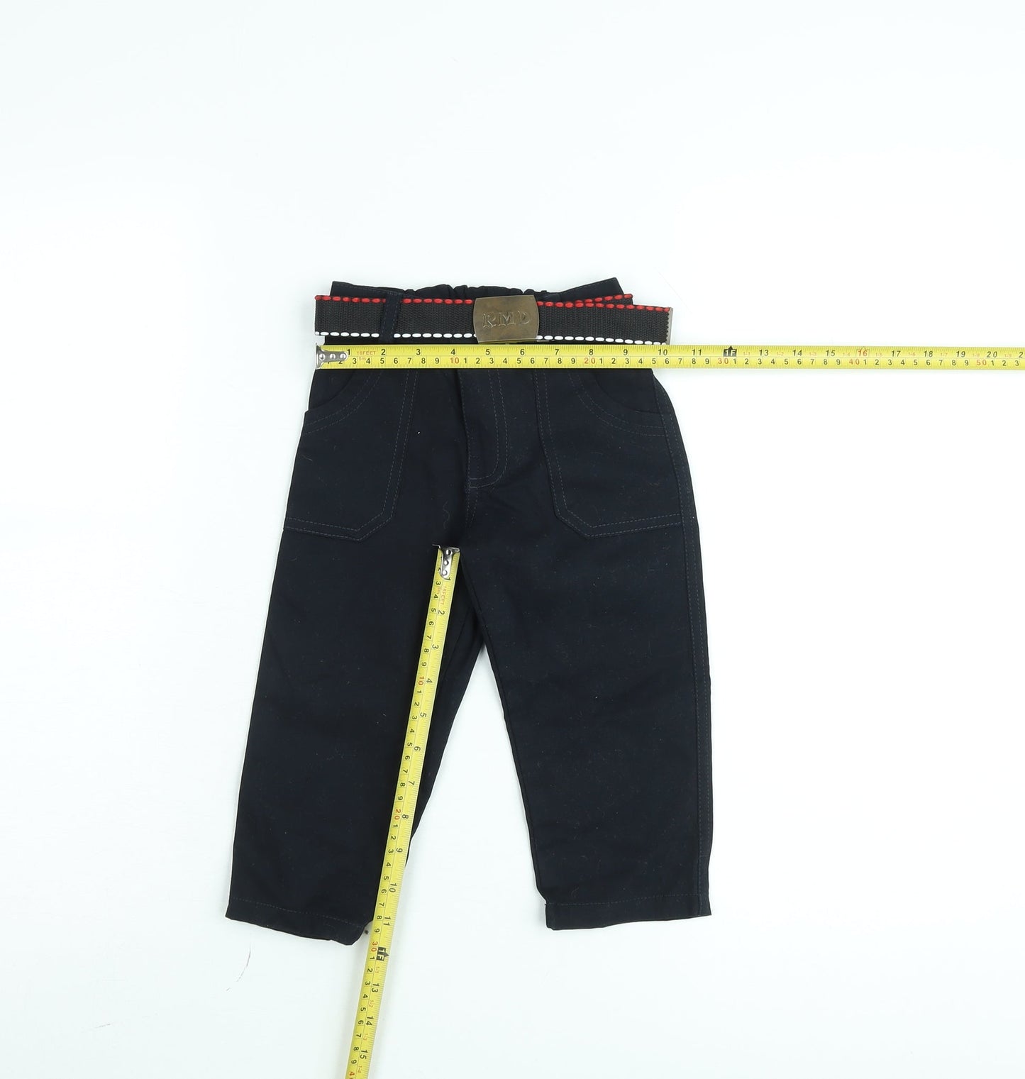 Ramada Boys Black 2 Years Chino Trousers with Belt