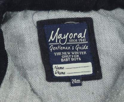 Mayoral Boys Black 2 Years Puffer Gilet Winter Waistcoat