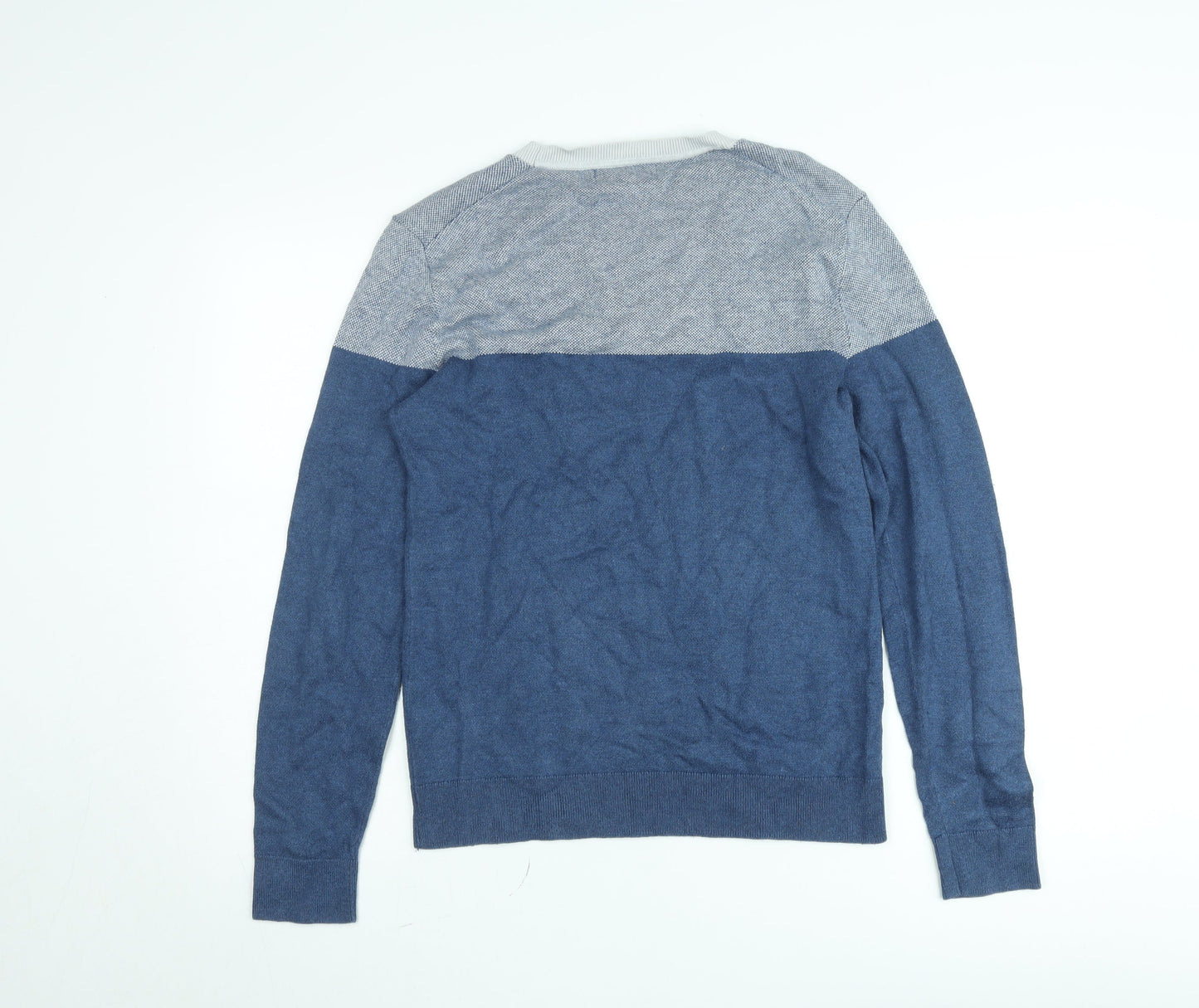 Banana Republic Men's Blue Small Pullover Sweatshirt Knit Crew Neck