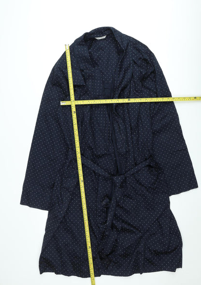 Marks and Spencer Womens Blue Polka Dot Belted Coatigan XL