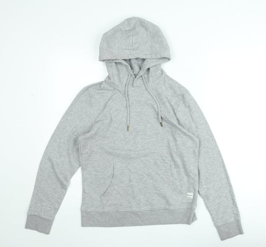 Mens UK Size S JACK & JONES Grey Pullover Hoodie
