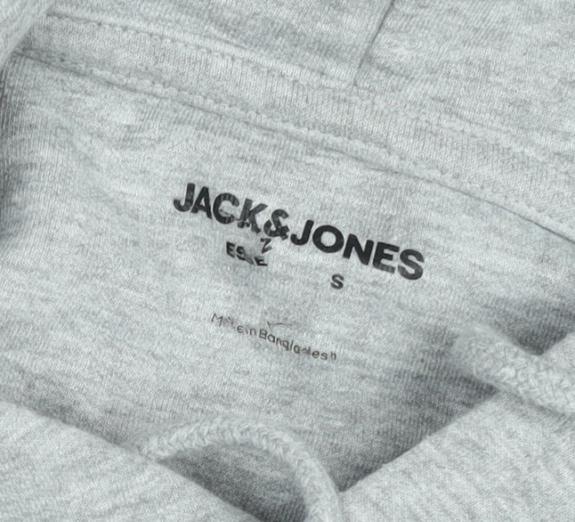 Mens UK Size S JACK & JONES Grey Pullover Hoodie