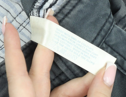 Fat Face Men's Grey Cotton Cargo Shorts Size 36 Regular Casual Outdoor