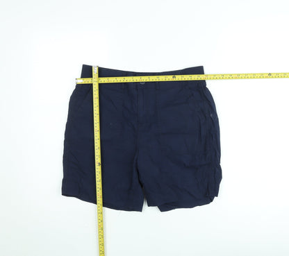 Dunnes Mens Navy Casual Chino Shorts Size 12 with Pockets