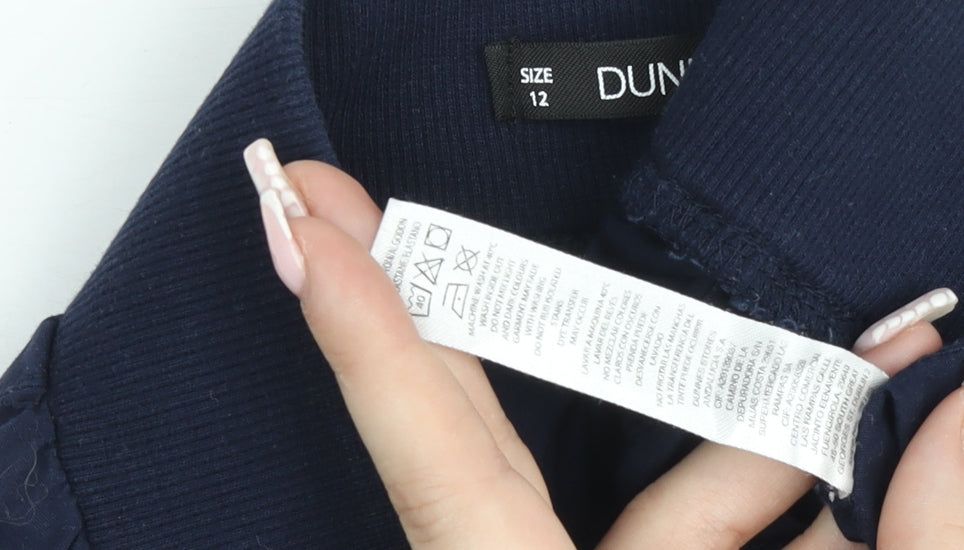 Dunnes Mens Navy Casual Chino Shorts Size 12 with Pockets