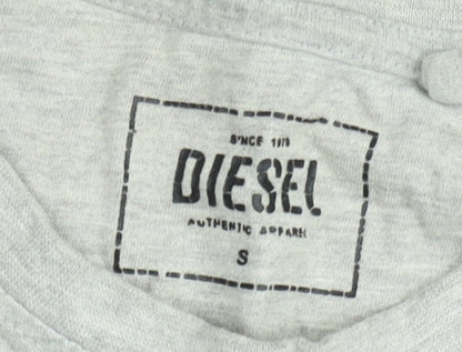 Mens UK Size S Diesel Grey  T-Shirt