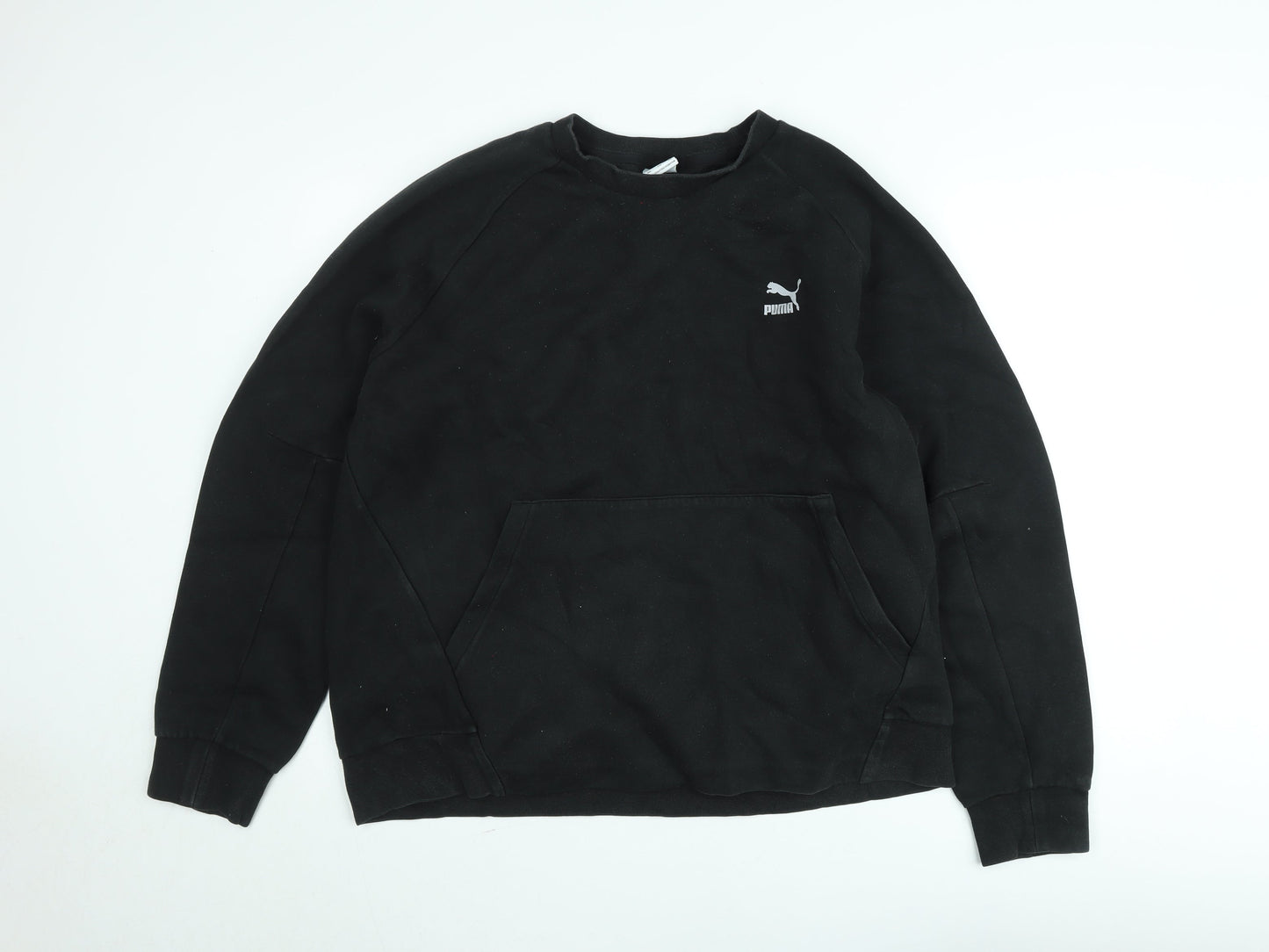 Mens UK Size 2XL PUMA Black Pullover Sweatshirt