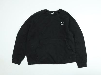 Mens UK Size 2XL PUMA Black Pullover Sweatshirt