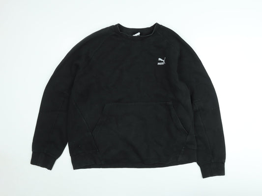 Mens UK Size 2XL PUMA Black Pullover Sweatshirt