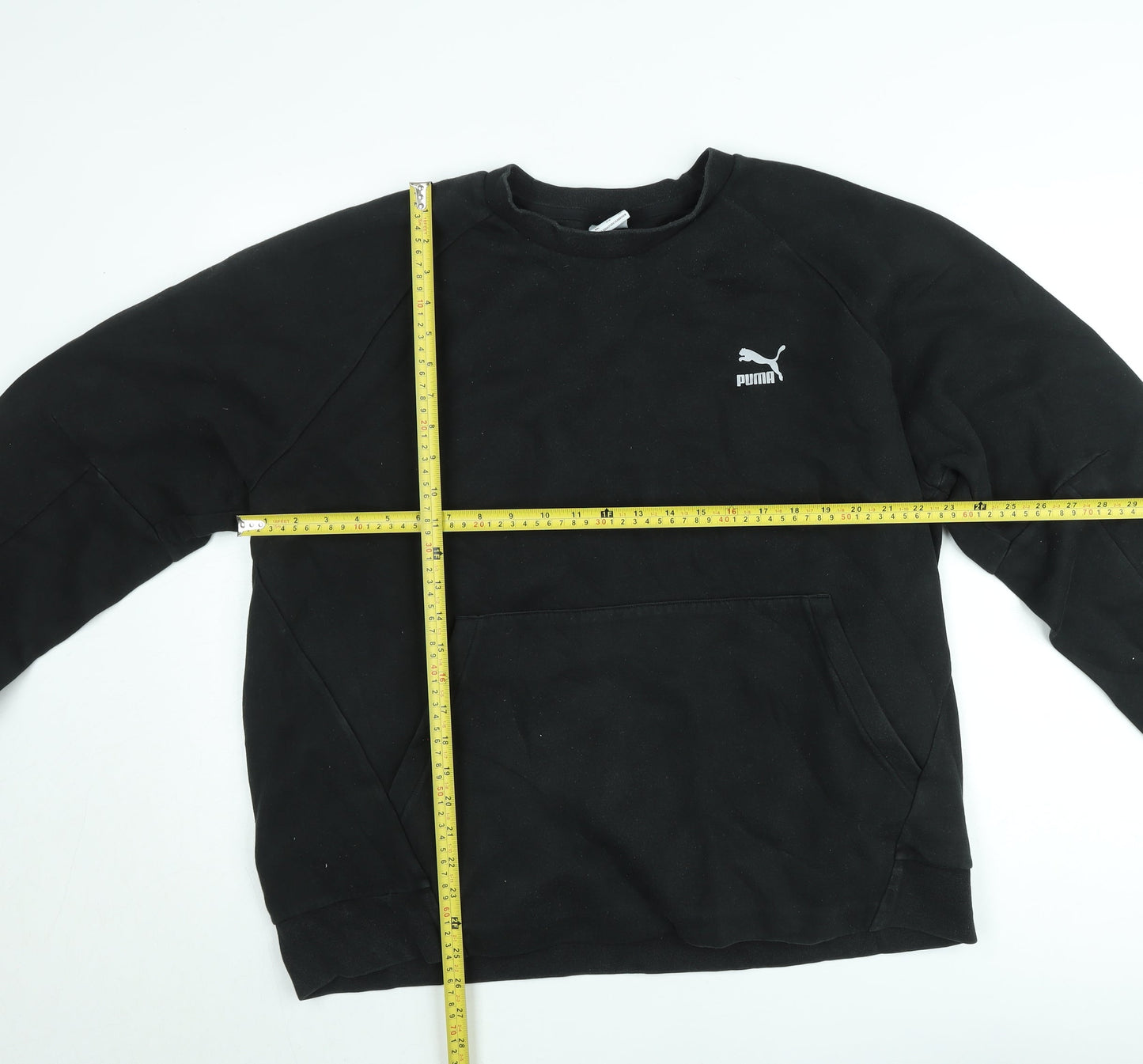 Mens UK Size 2XL PUMA Black Pullover Sweatshirt