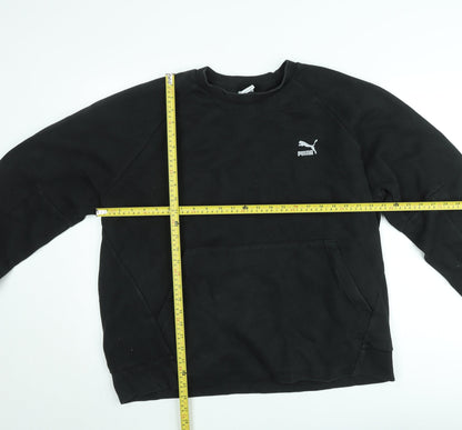 Mens UK Size 2XL PUMA Black Pullover Sweatshirt