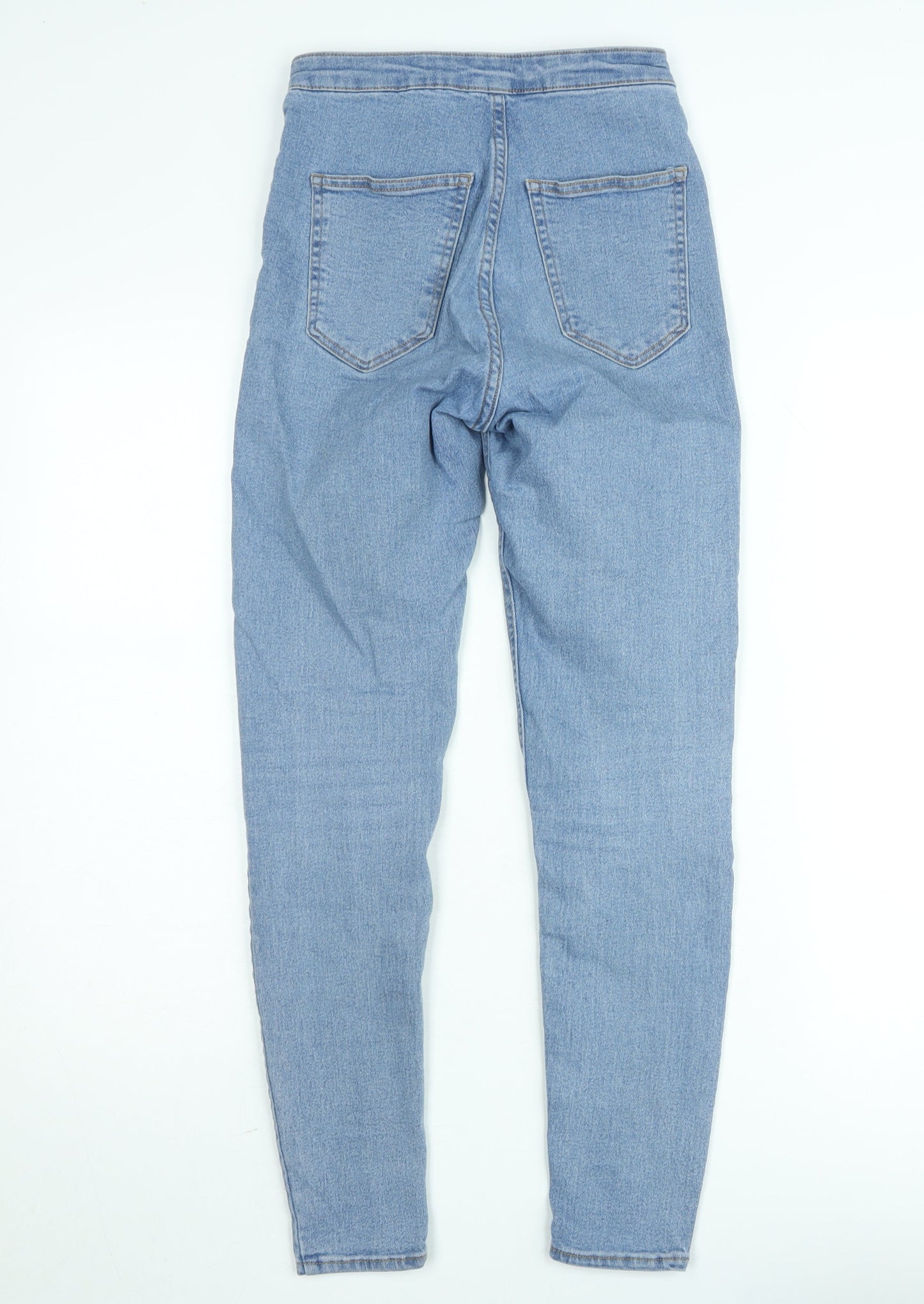 Bershka Women's Blue High Rise Skinny Denim Jeans Size 8