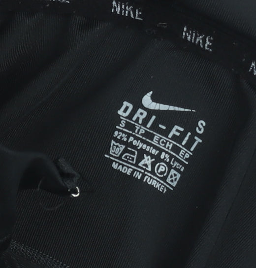 Nike Women's Black Dri-FIT 1/4 Zip Pullover Sweatshirt Size S